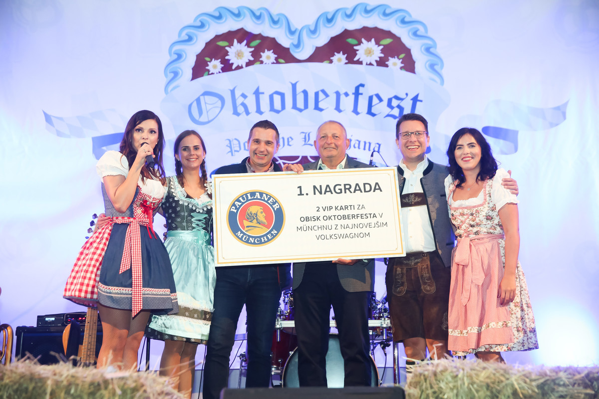 Podelitev nagrade na Oktoberfestu 2018 - obisk Oktoberfesta v Münchnu